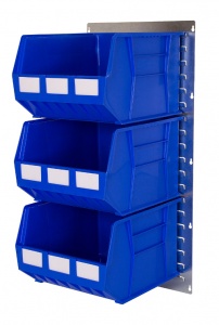 457mm x 915mm Louvre Panel Parts Bin Kit 24